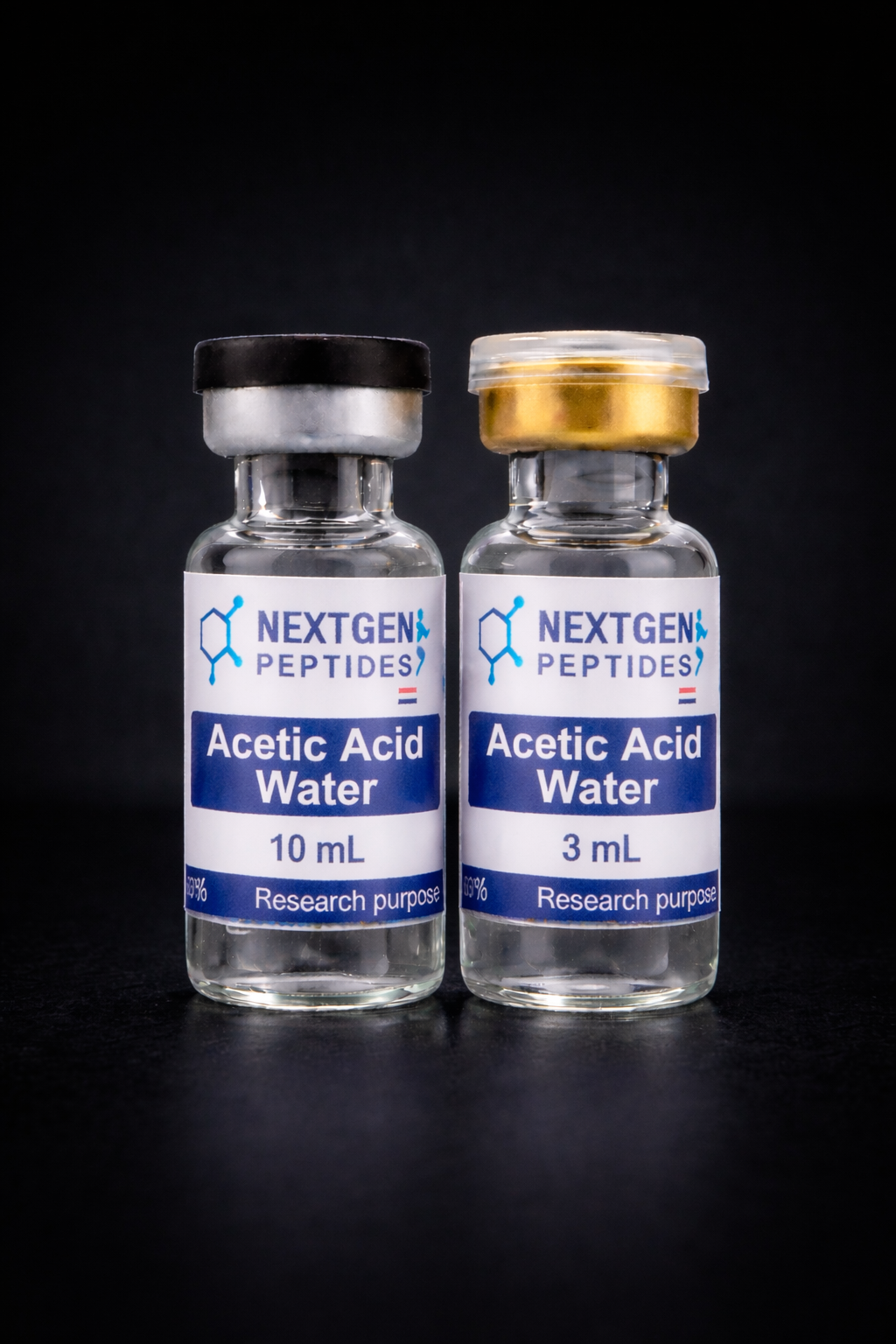 Acetic Acid water (3mL) Acetic Acid water (3mL)
